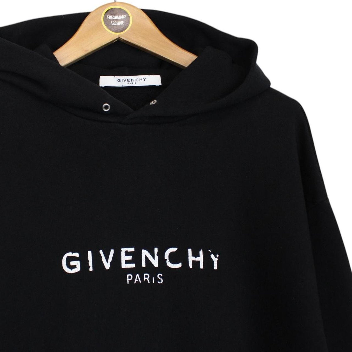 Givenchy Paris Logo Print Hoodie Medium