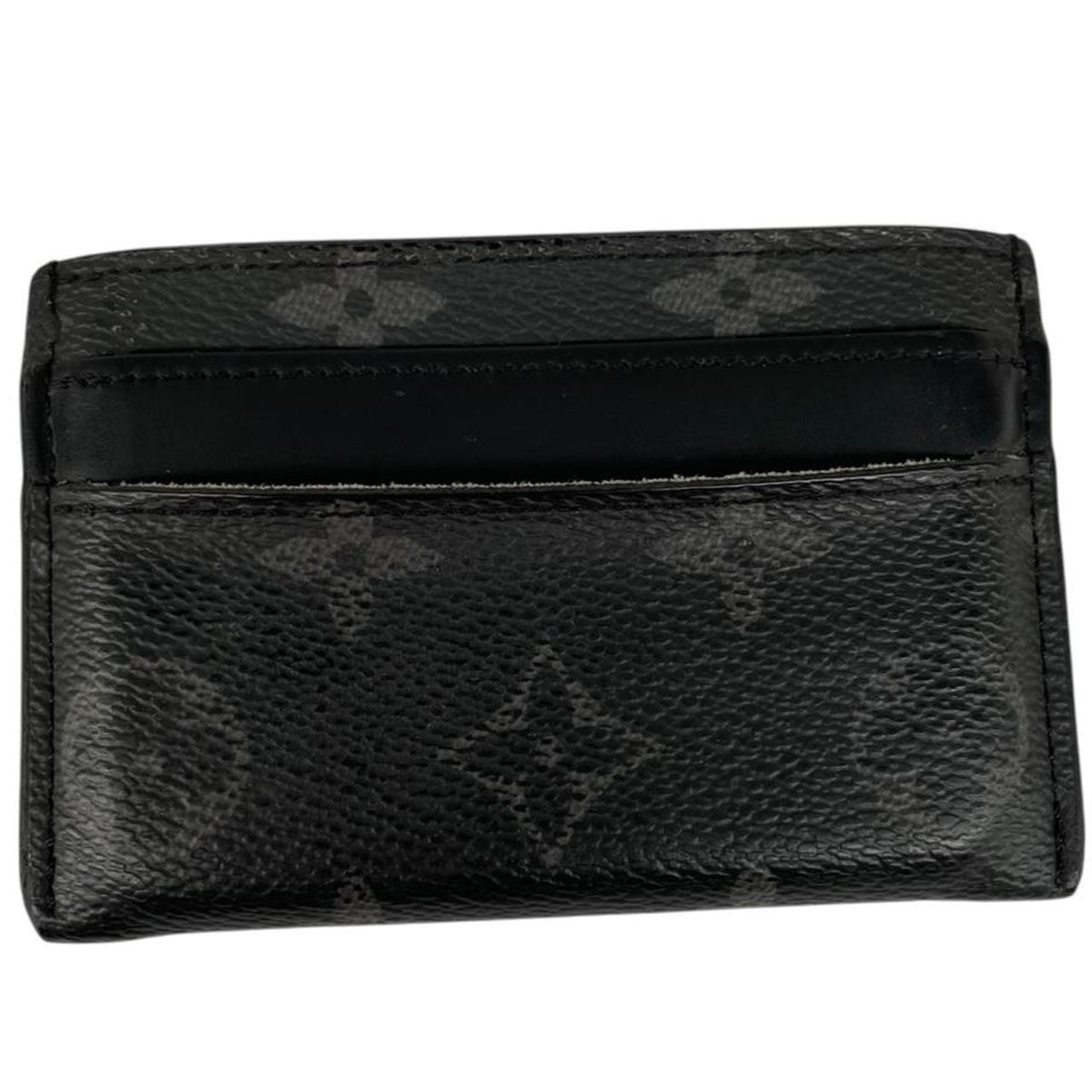 Pre-Loved Louis Vuitton Eclipse Monogram Double Card Holder