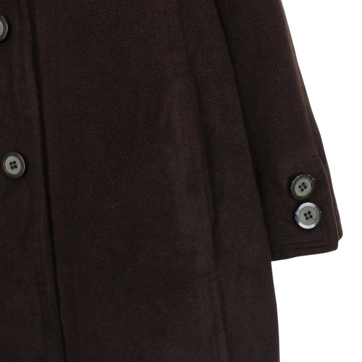 Vintage 90s Yves Saint Laurent Cashgora Wool Coat Large