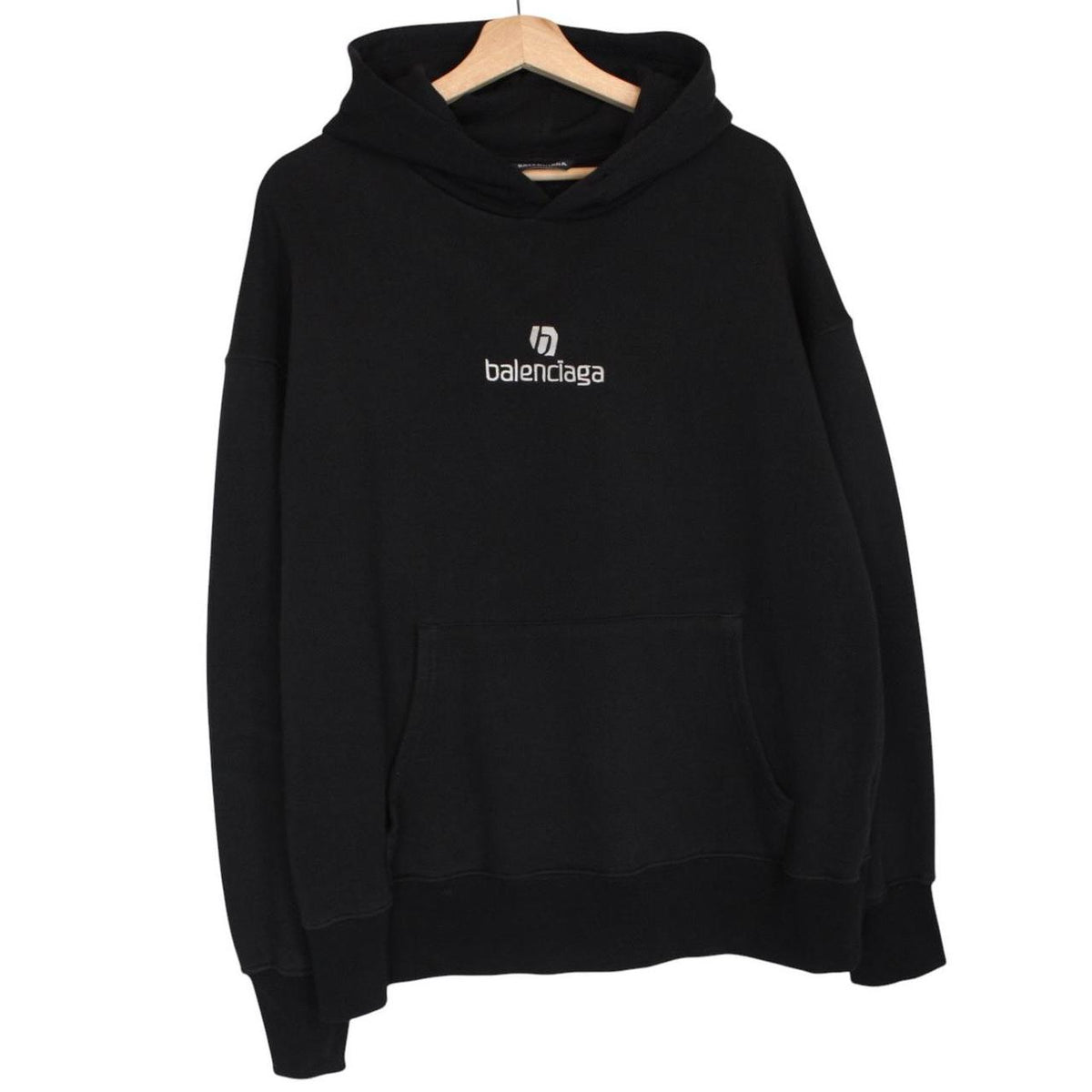 Balenciaga Sponsor Logo Hoodie Large