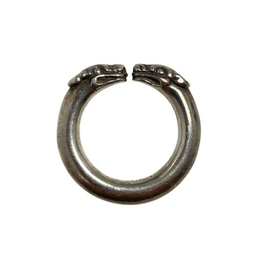 Chrome Hearts 2006 Double Dog 925 Sterling Silver Ring