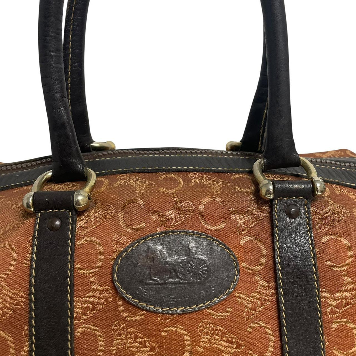 Pre-Loved Celine Macadam Boston Bag