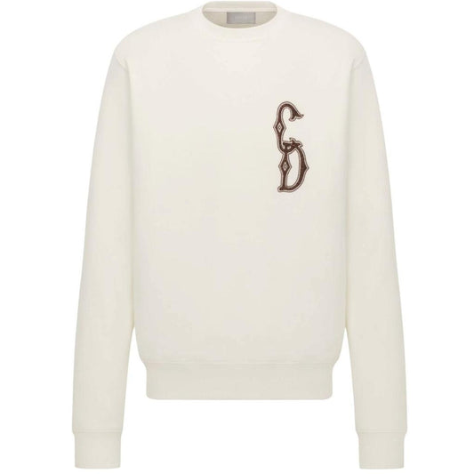 Dior CD Interwoven Embroidered Sweatshirt Large