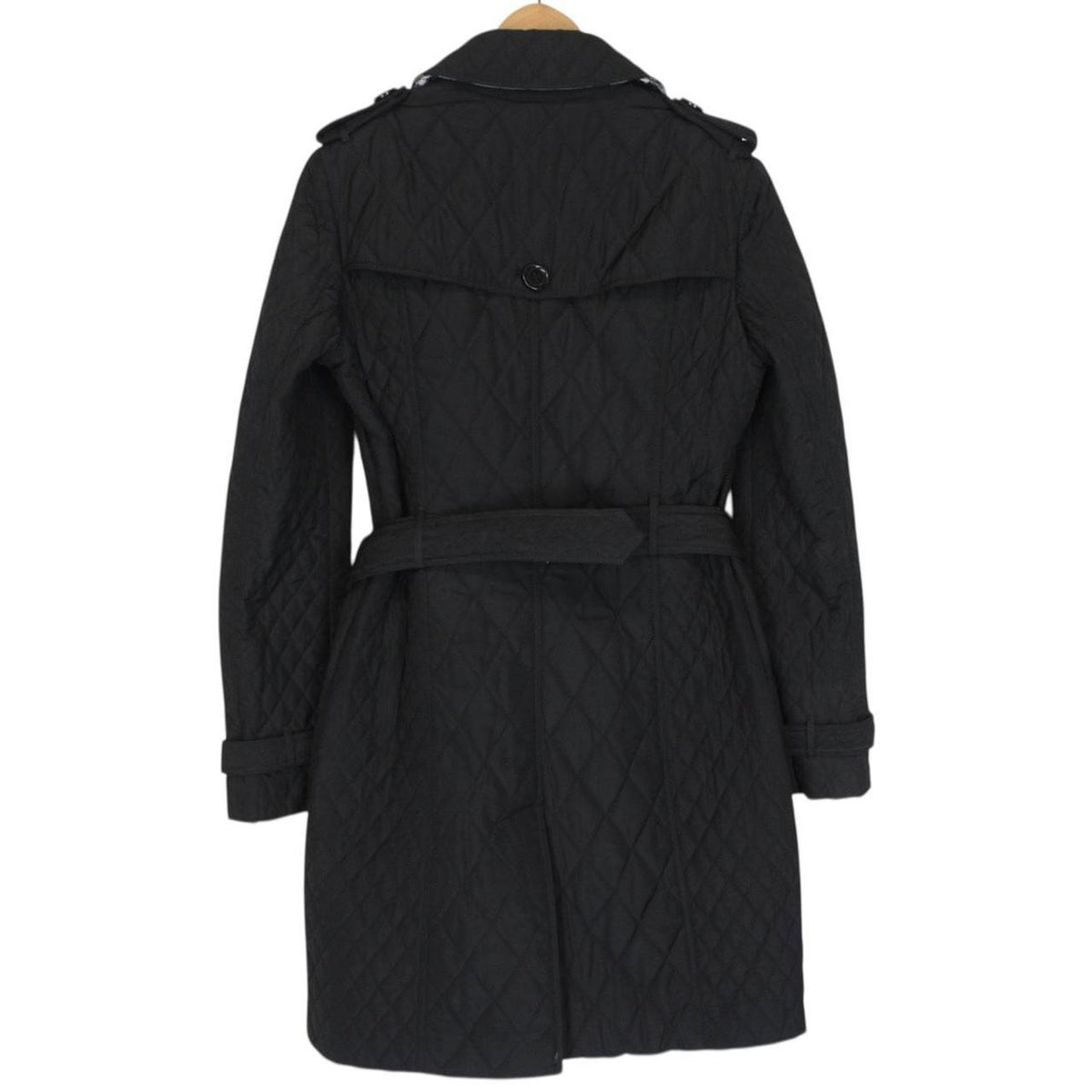Burberry London Quilted Belted Trench Coat Small