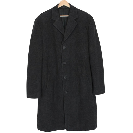 Vintage Yves Saint Laurent Wool Overcoat Large
