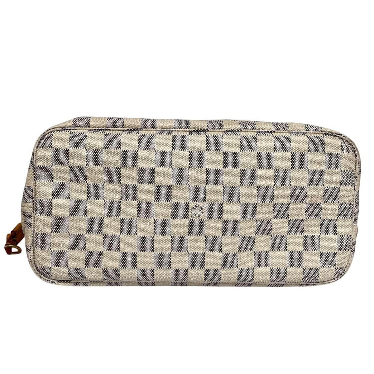 Pre-Loved Louis Vuitton Damier Azur Neverfull PM Canvas/Leather Tote Bag
