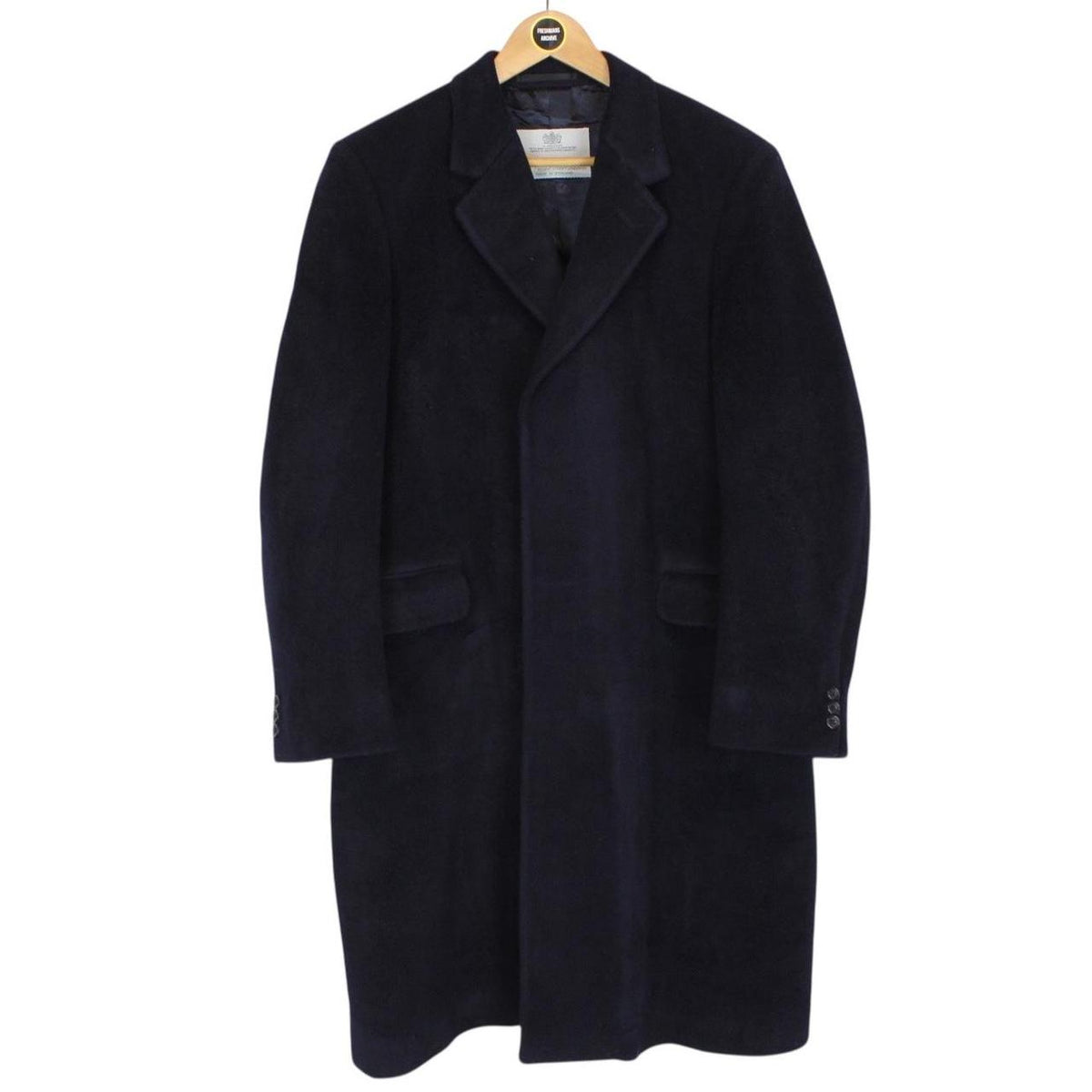 Vintage 80s Aquascutum Virgin Wool Overcoat Medium