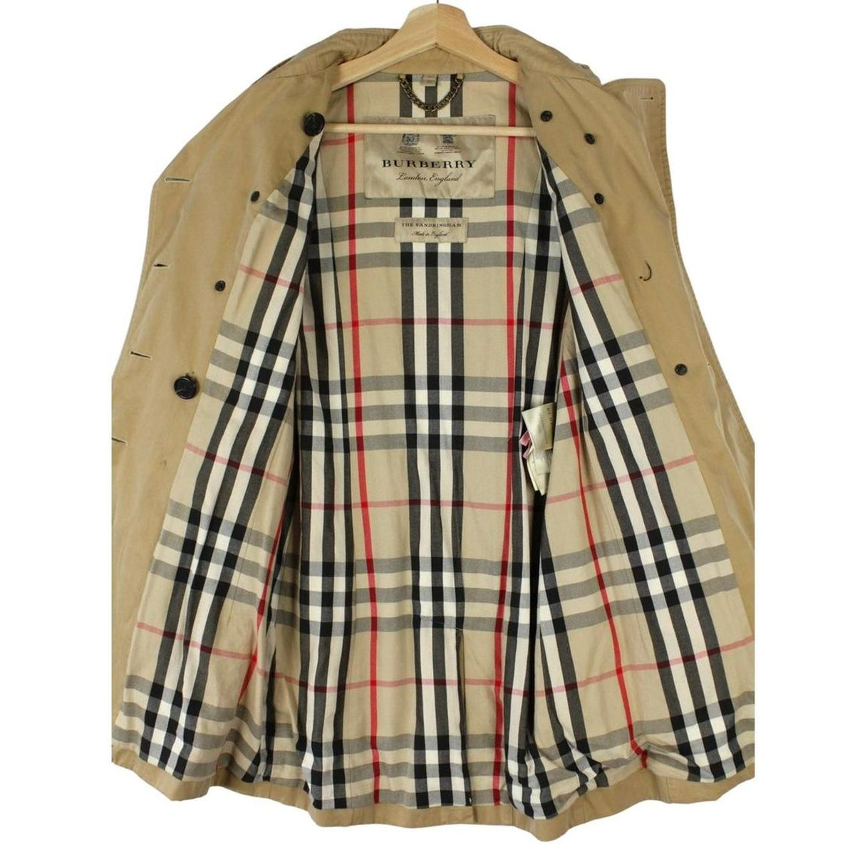 Burberry Sandringham Trench Coat Small