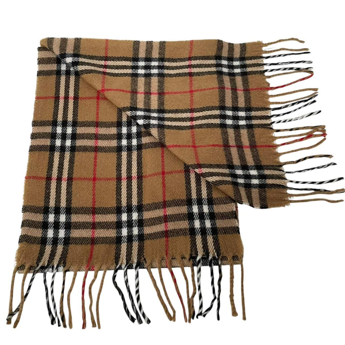Vintage 90s Burberry Lambswool Scarf