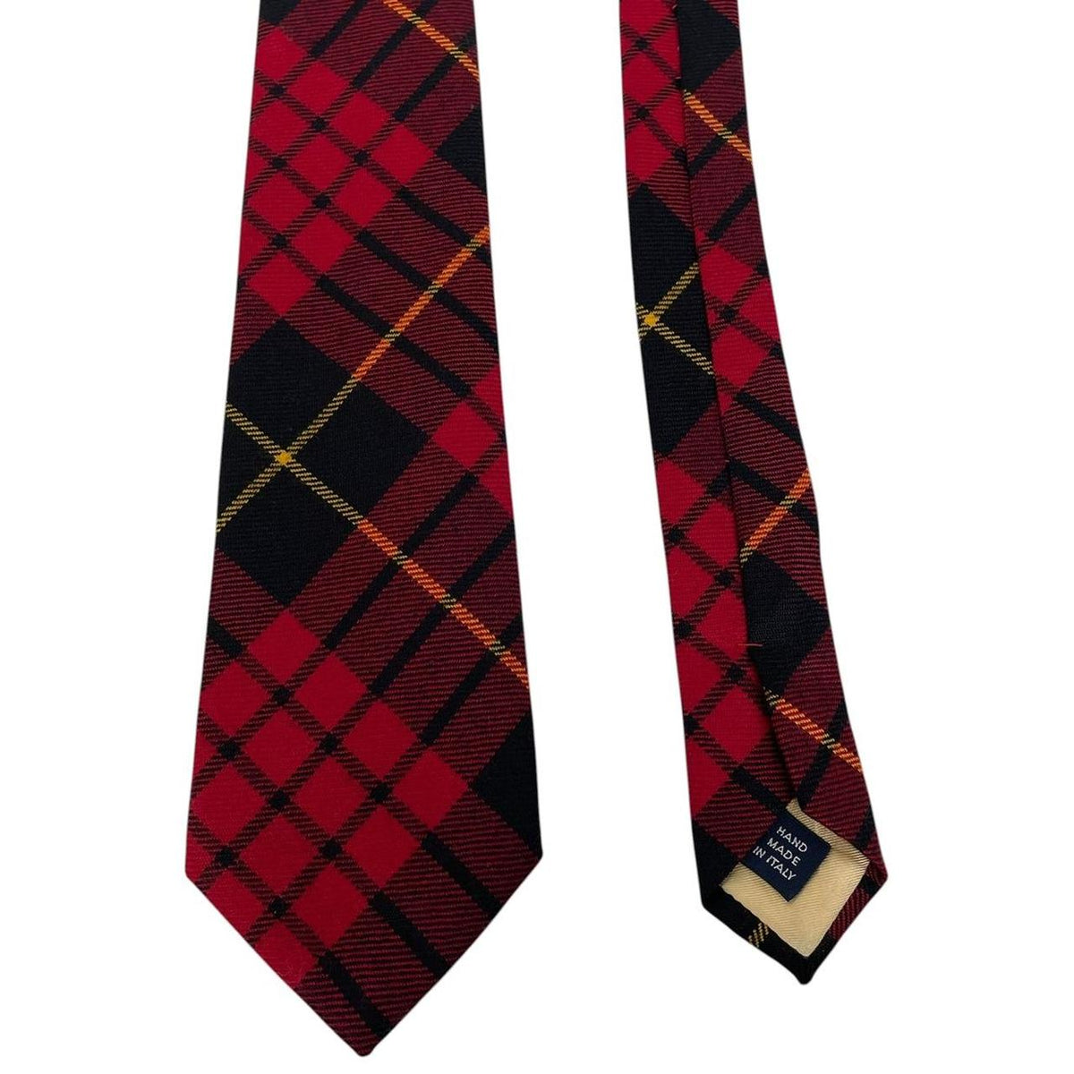 Vintage Polo Ralph Lauren Tartan Check Wool Tie