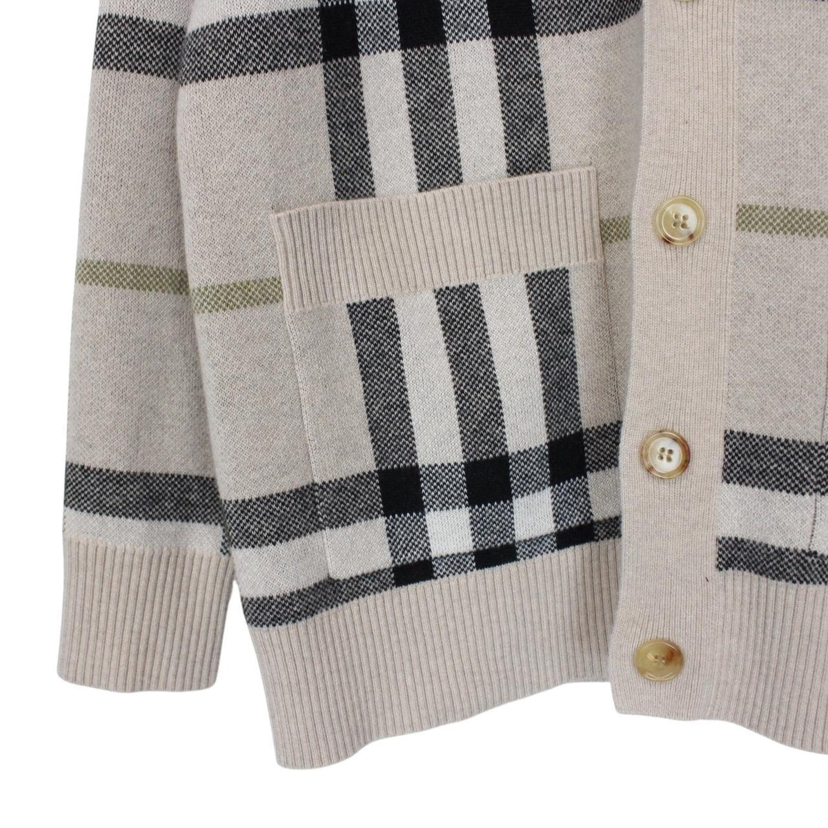 Burberry Cashmere Wool Cardigan Small