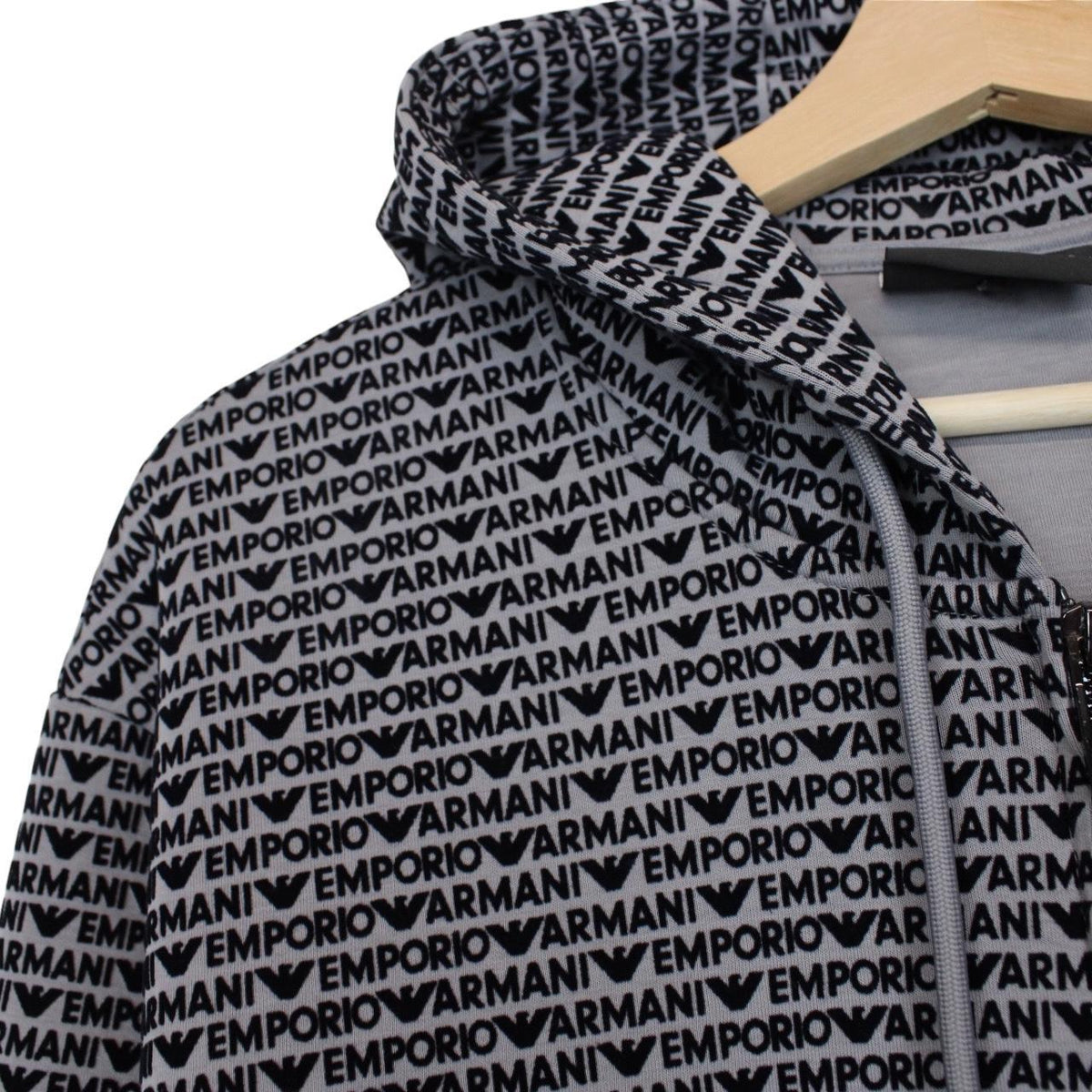 Emporio Armani Logo Print Hoodie Small