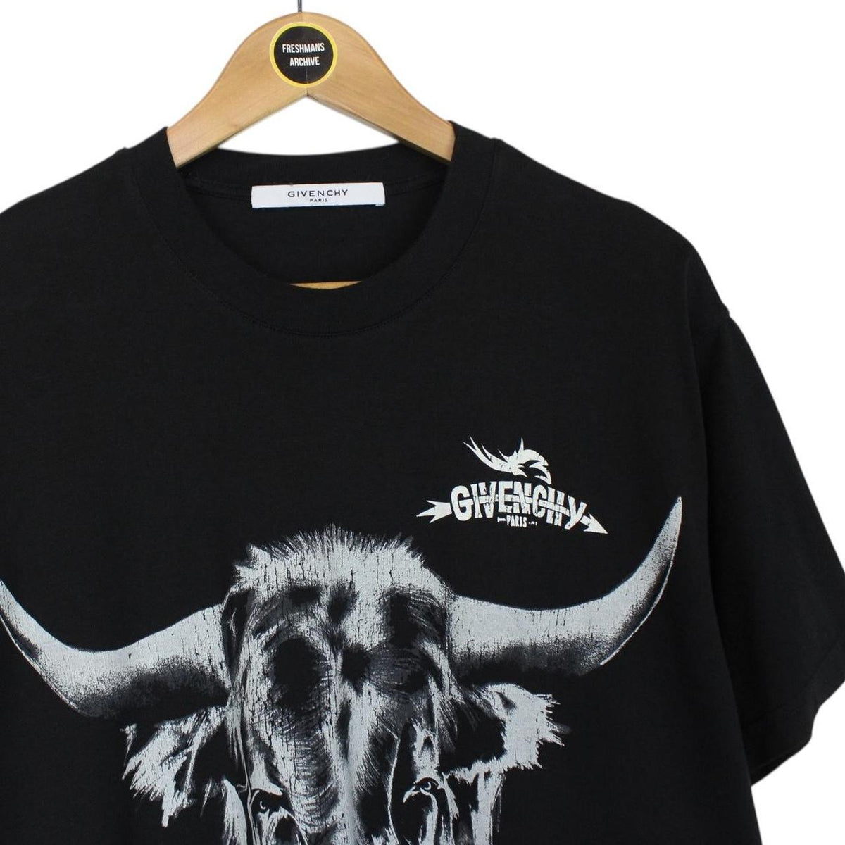 Givenchy Paris Tribal Taurus Print T-Shirt Large