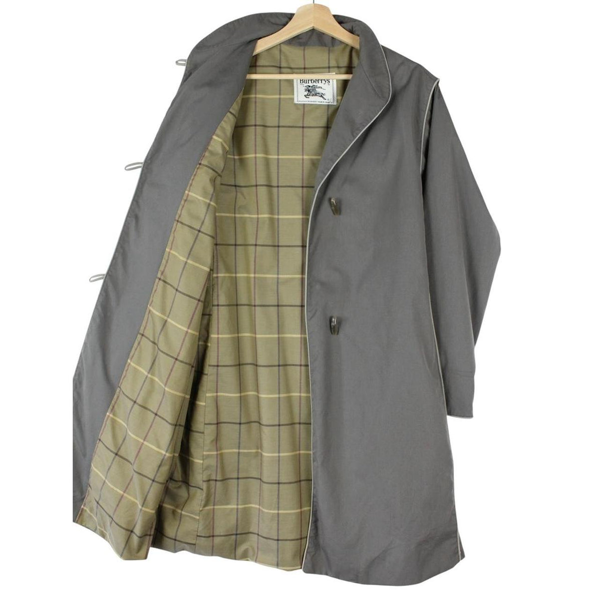Vintage 80s Burberry Trench Coat XL