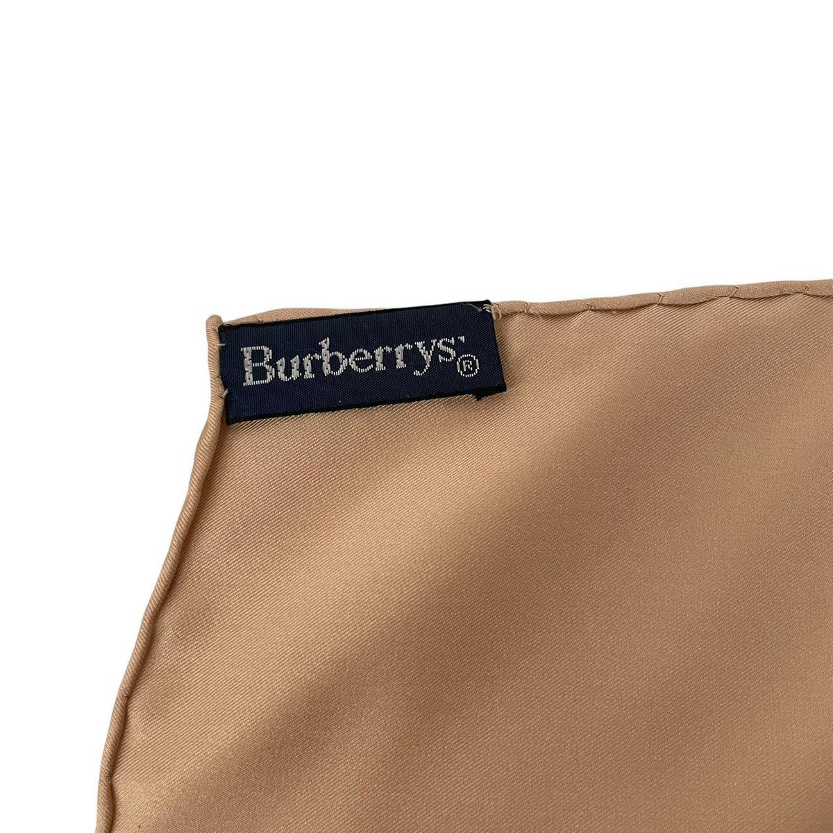 Vintage Burberry Costumes Print Silk Scarf
