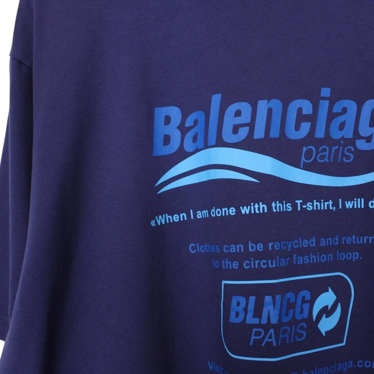 Balenciaga Recycle Logo T-Shirt Medium
