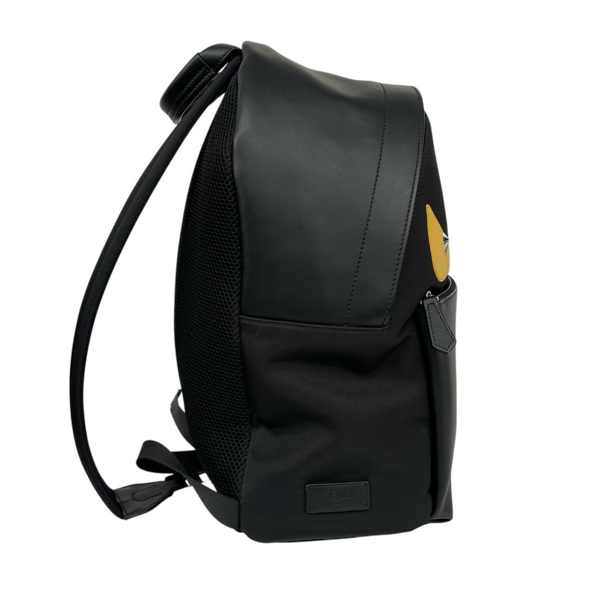Pre-Loved Fendi Monster Bug Eyes Nylon/Leather Backpack