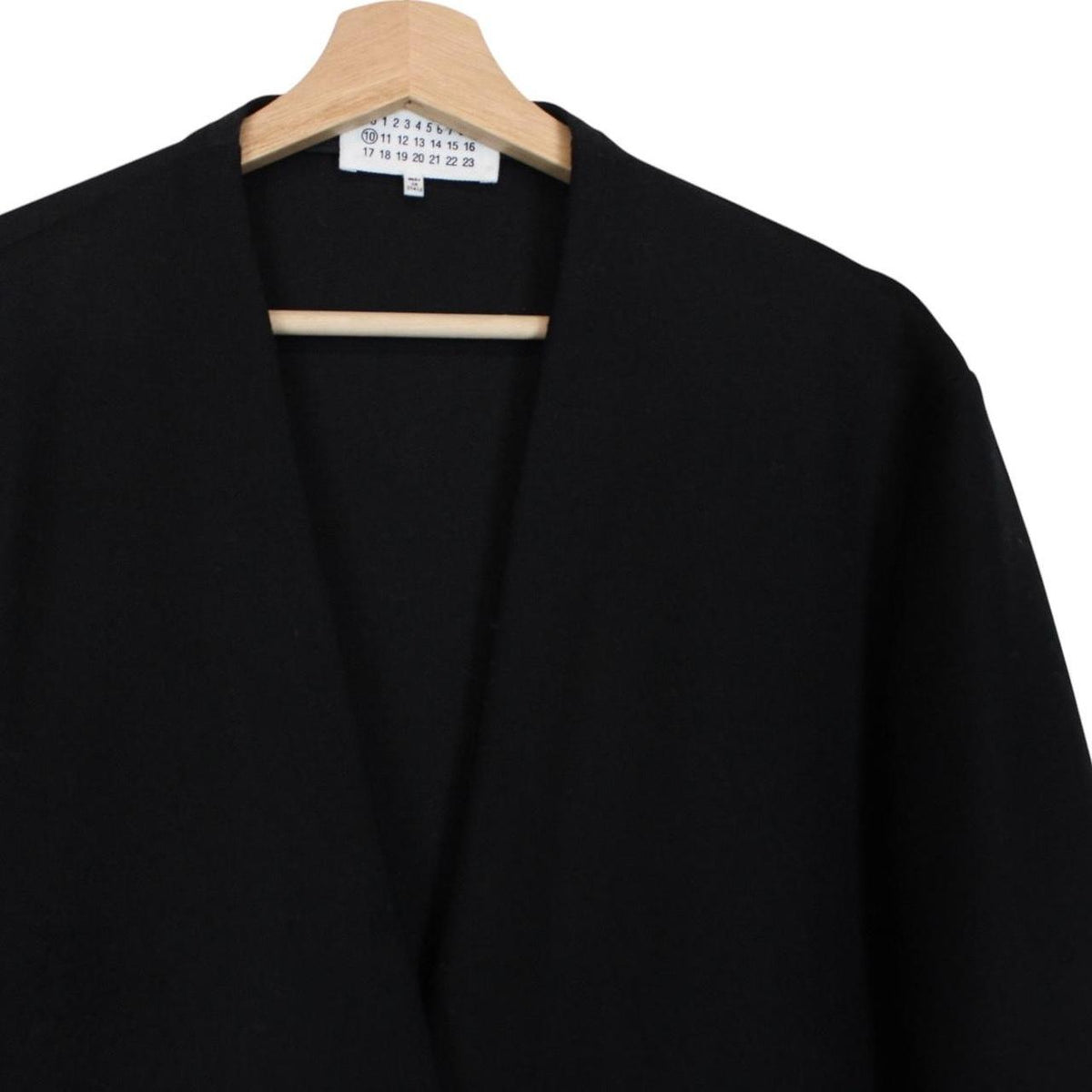 Maison Margiela Collarless Virgin Wool Jacket XL