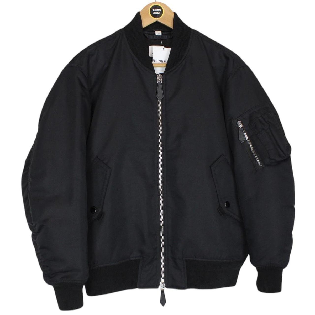 Burberry Logo Print Bomber Jacket Small