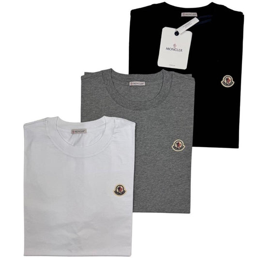 Moncler Patch Logo T-Shirt (3 Pack)