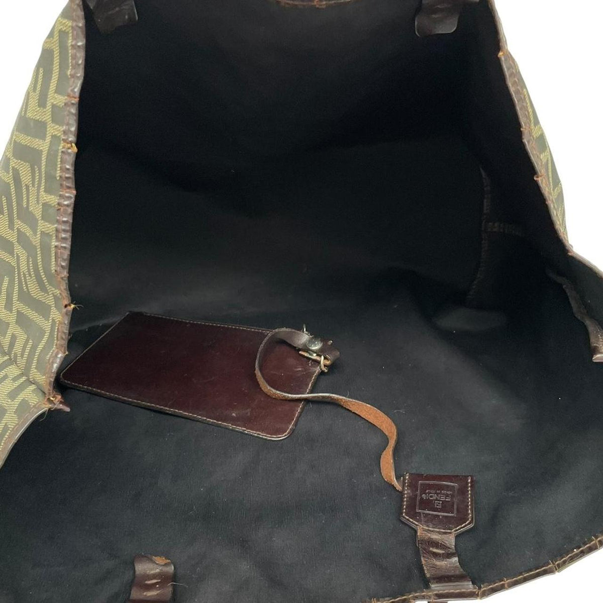 Pre-Loved Fendi Monogram Canvas Tote Bag with Purse