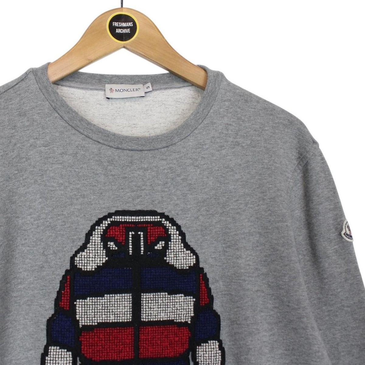 Moncler Maglia Embroidered Logo Sweatshirt Small