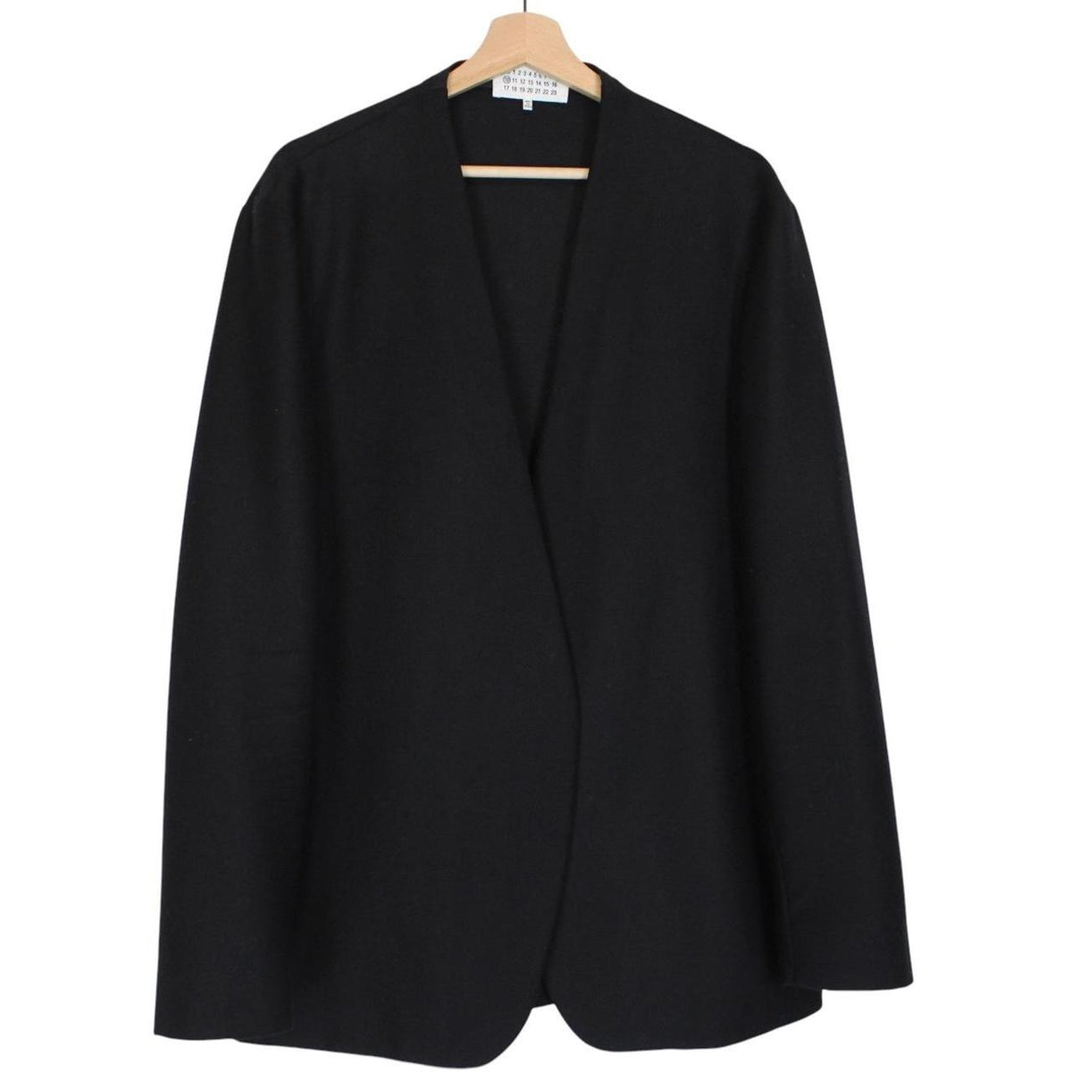 Maison Margiela Collarless Virgin Wool Jacket XL