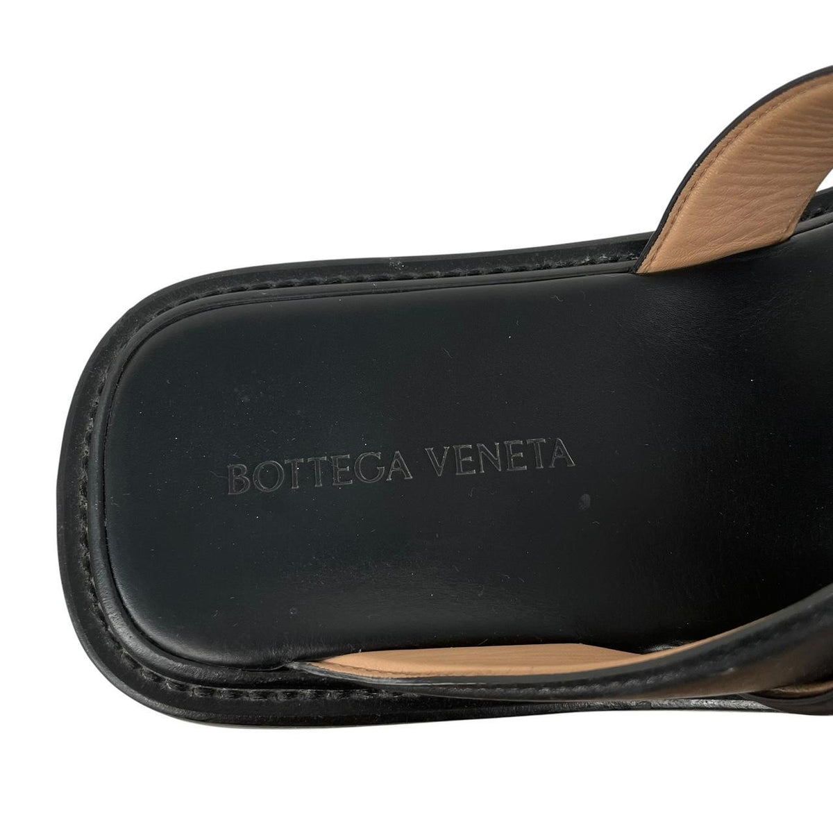 Bottega Veneta Calf Leather Band Sandals UK 10