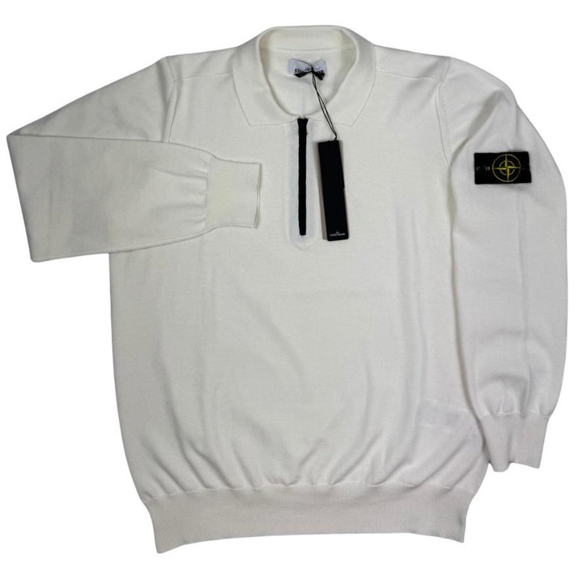 Stone Island Cotton Knit Collared Jumper XXXL
