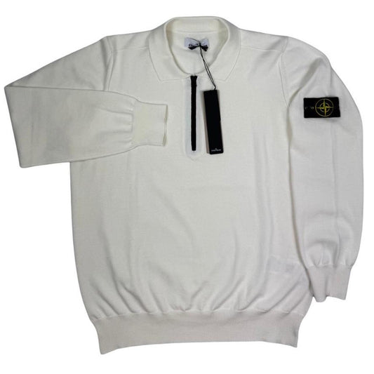 Stone Island Cotton Knit Collared Jumper XXXL