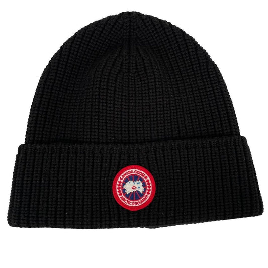 Canada Goose Wool Logo Beanie Hat