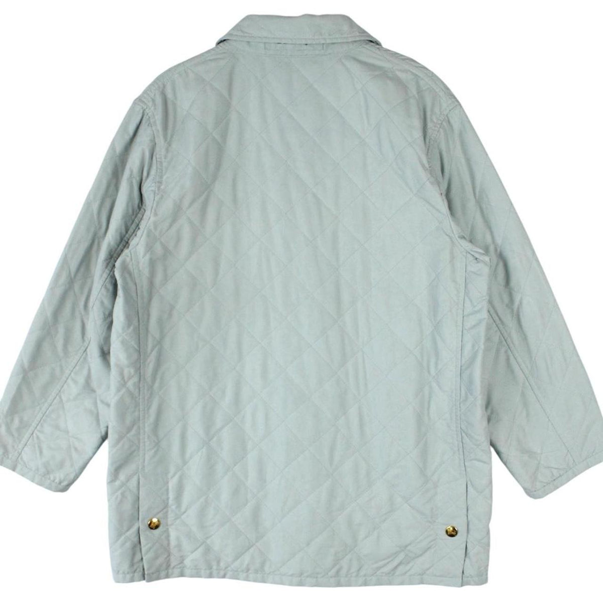 Vintage 90s Burberry Diamond Quilted Jacket XL