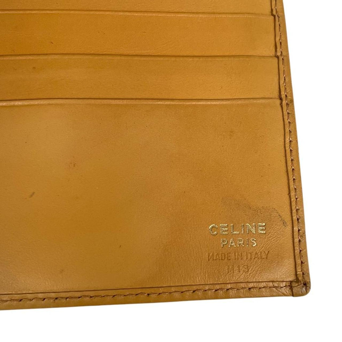 Vintage Celine Triomphe Macadam Monogram Wallet
