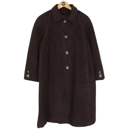 Vintage 90s Yves Saint Laurent Cashgora Wool Coat Large
