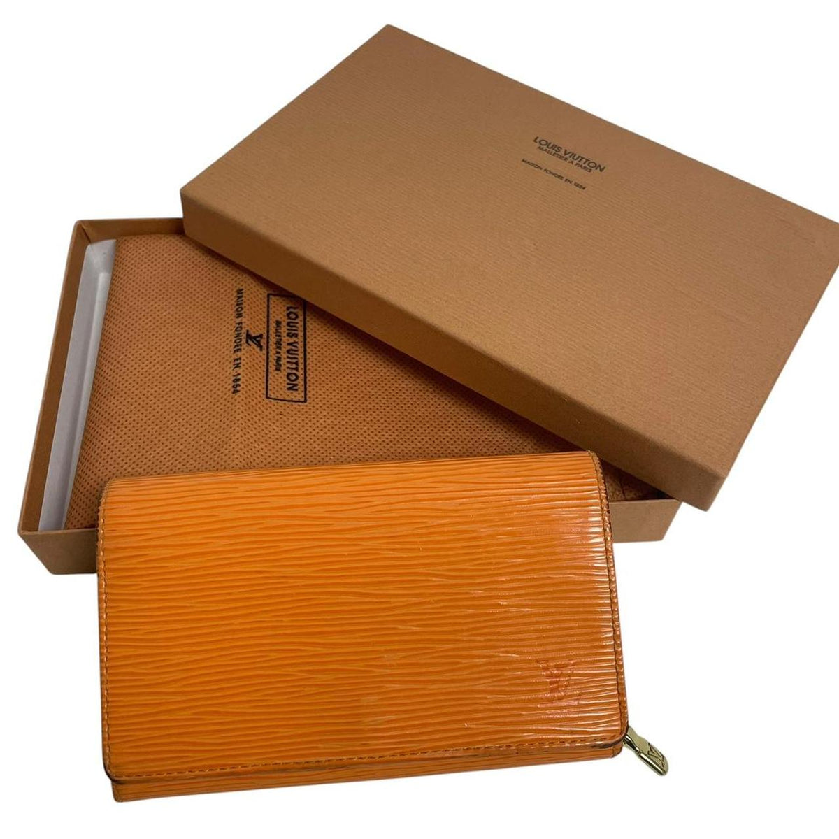 Pre-Loved Louis Vuitton Epi Porte Tresor Leather Wallet