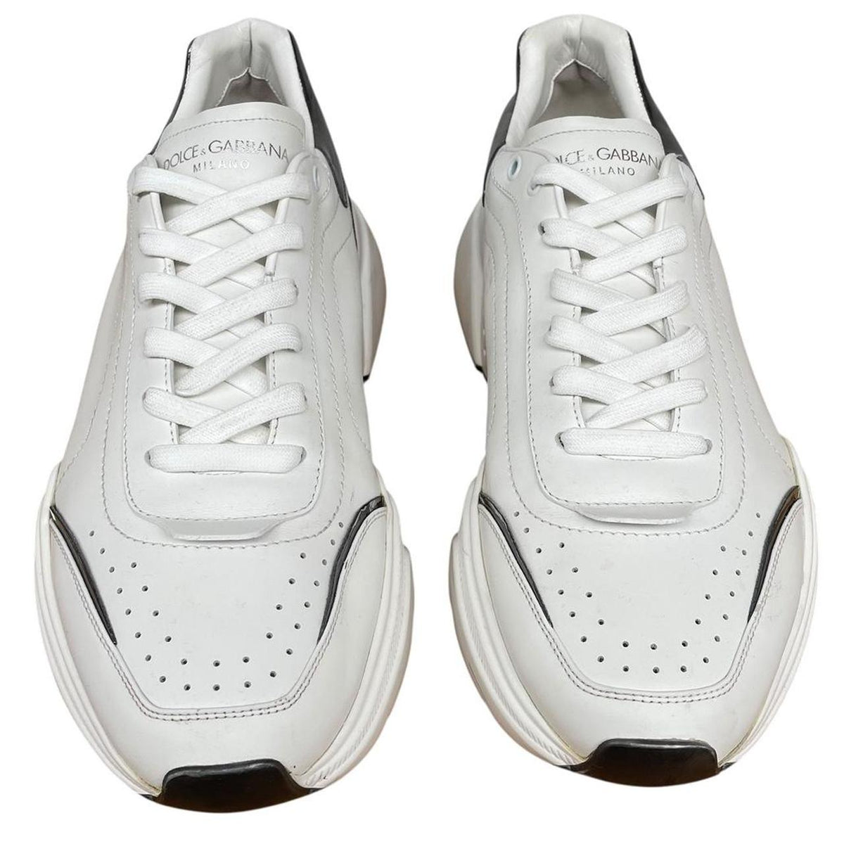 Dolce and Gabbana Daymaster Leather Trainers UK 11