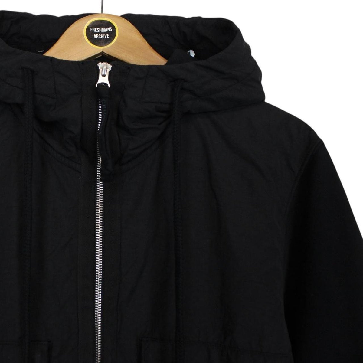 CP Company Diagonal Fleece Goggle Lens Hoodie Small