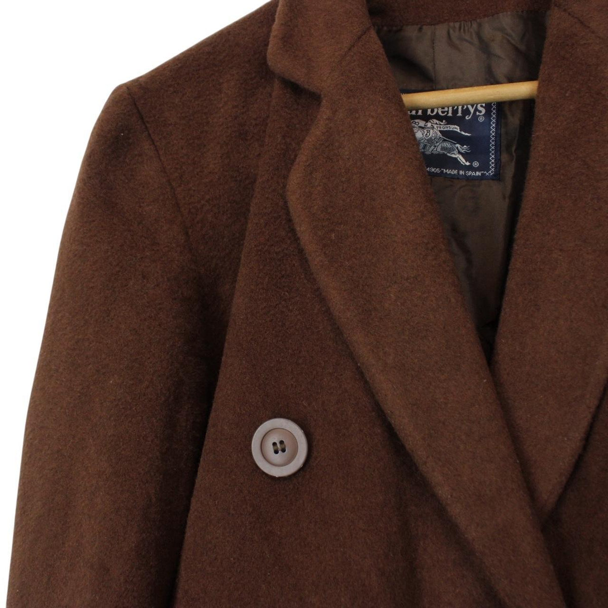 Vintage Burberry Wool/Camelhair Coat Medium