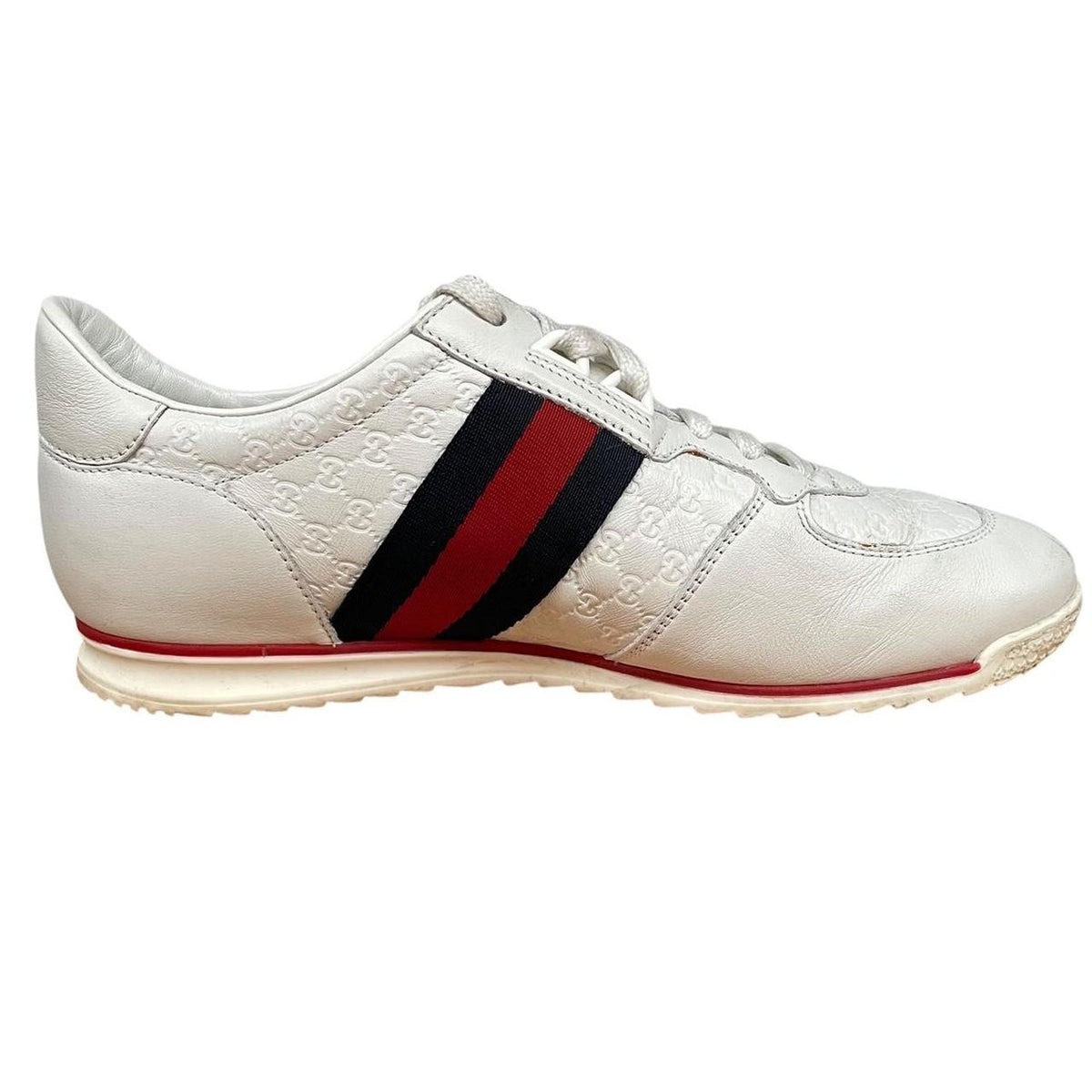 Gucci Ace Guccisima Monogram Trainers UK 6