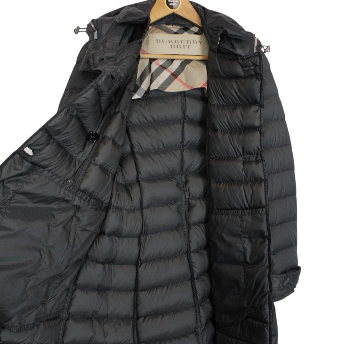 Burberry Brit Belted Down Puffer Coat Small