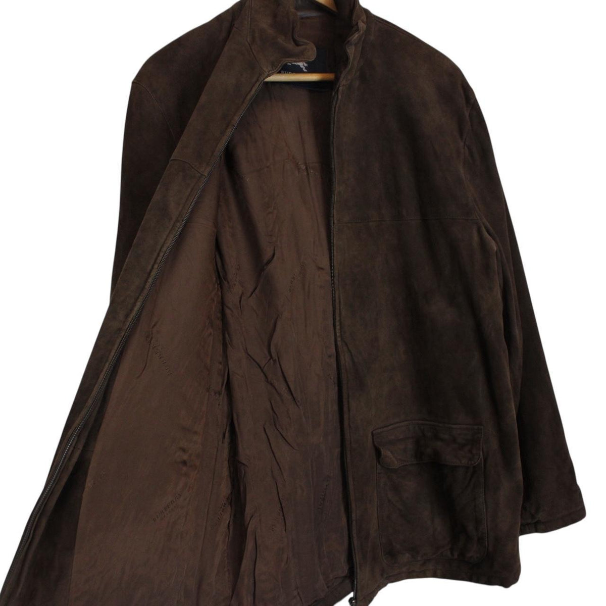 Vintage Burberry London Suede Leather Jacket Large