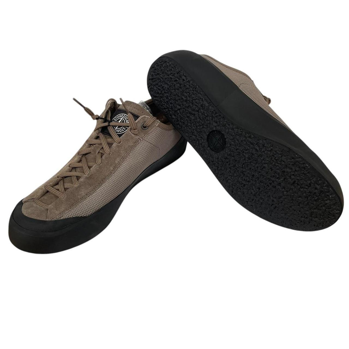 Stone Island Logo Patch Low-top Trainers UK 7