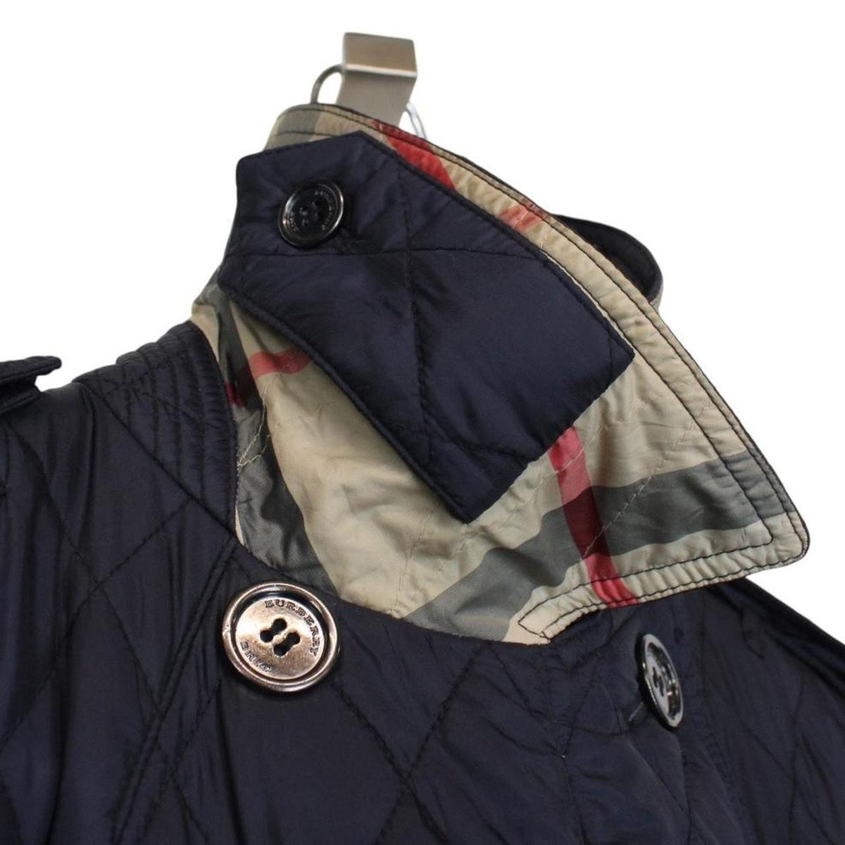 Burberry Brit Diamond Quilted Coat Large