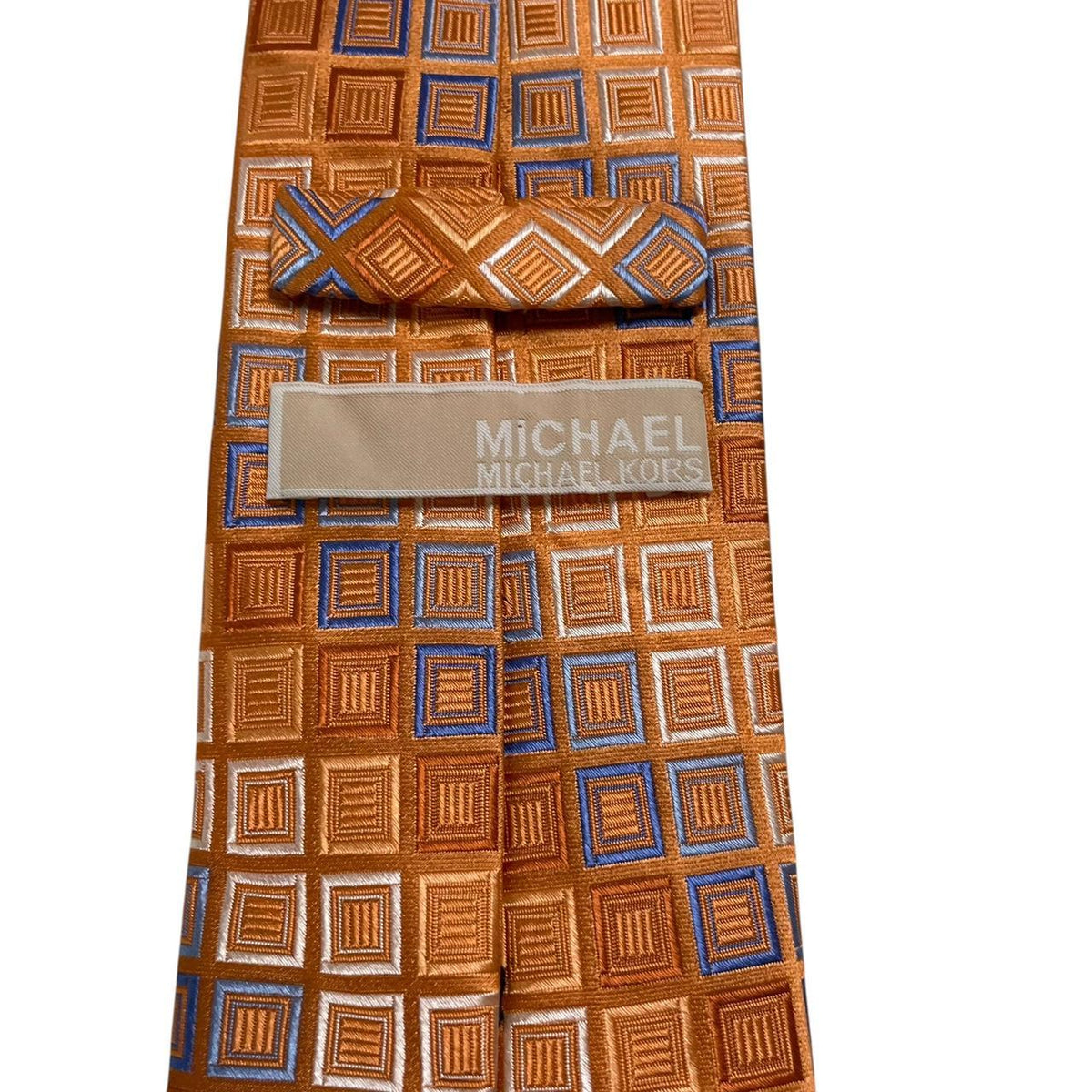 Michael Kors Geometric Pattern Silk Tie