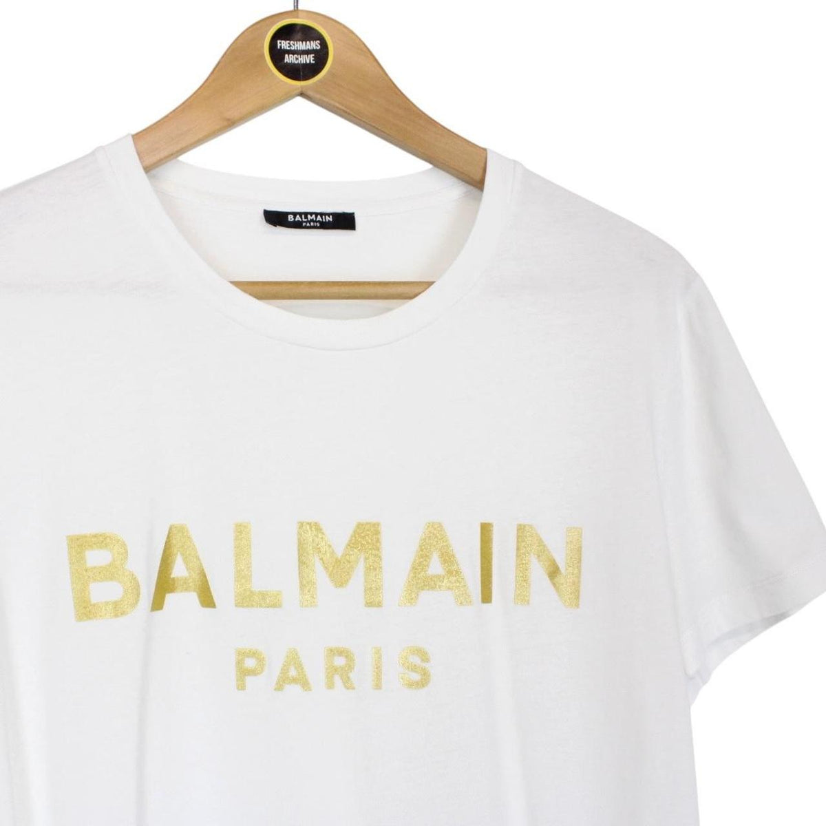 Balmain Paris Logo Print T-Shirt Medium