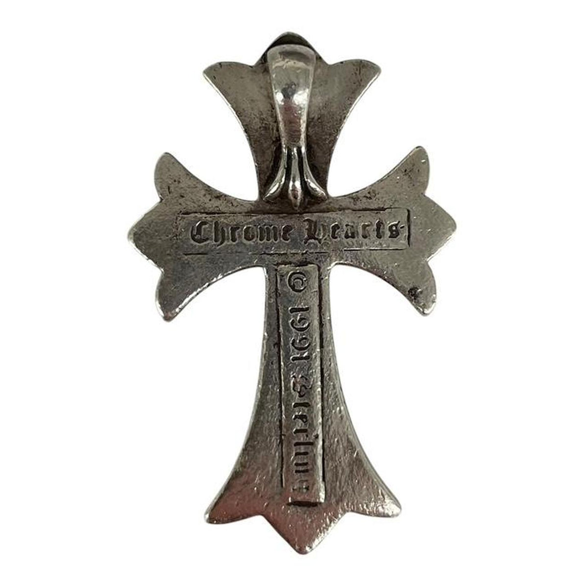Vintage 1991 Chrome Hearts Sterling Silver Cross Pendant