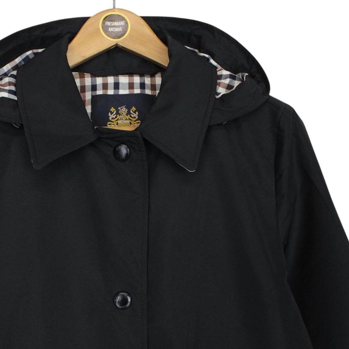 Aquascutum Hooded Coat Large