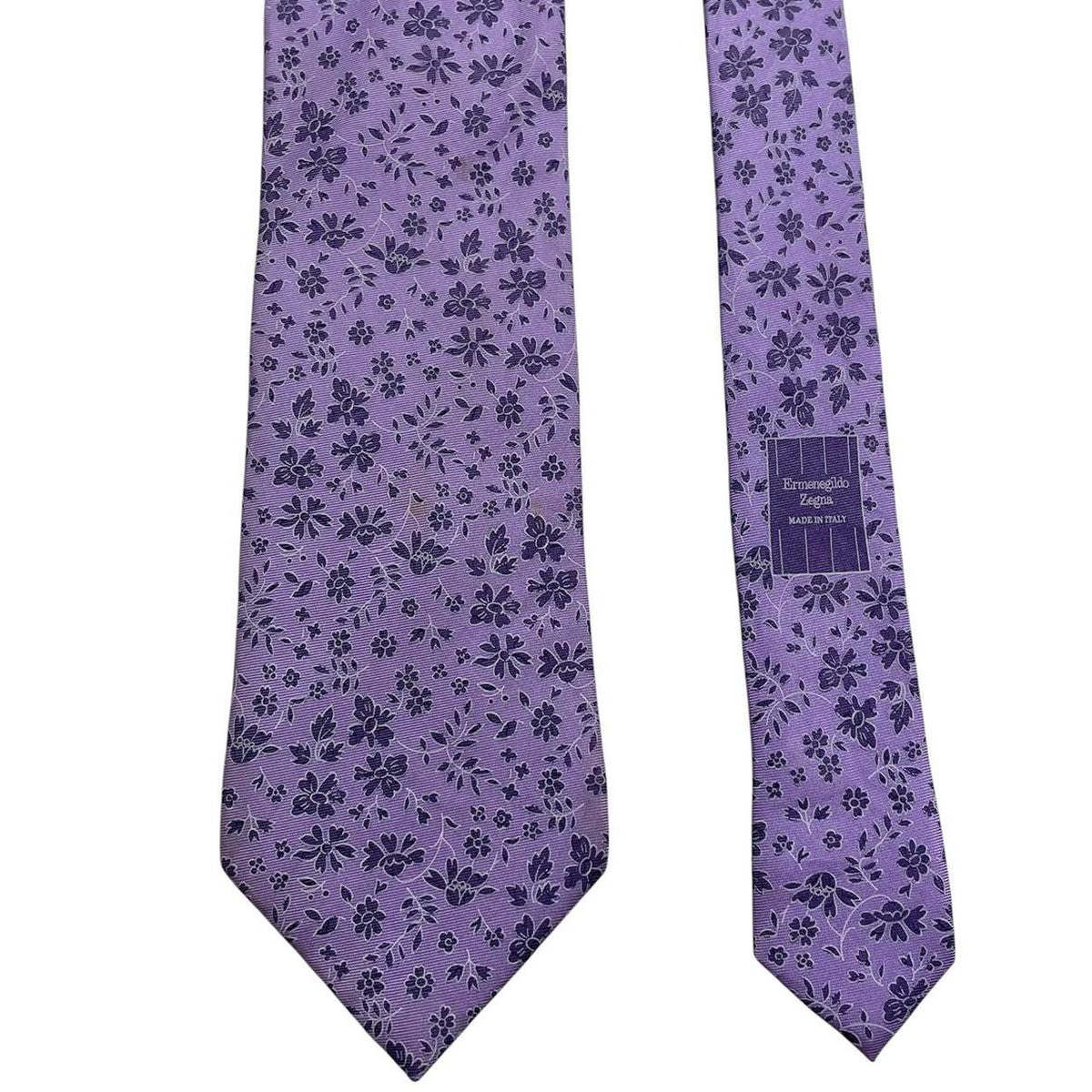 Ermenegildo Zegna Floral Silk Tie