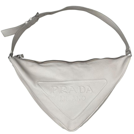 Prada Saffiano Leather Large Triangle Shoulder Bag
