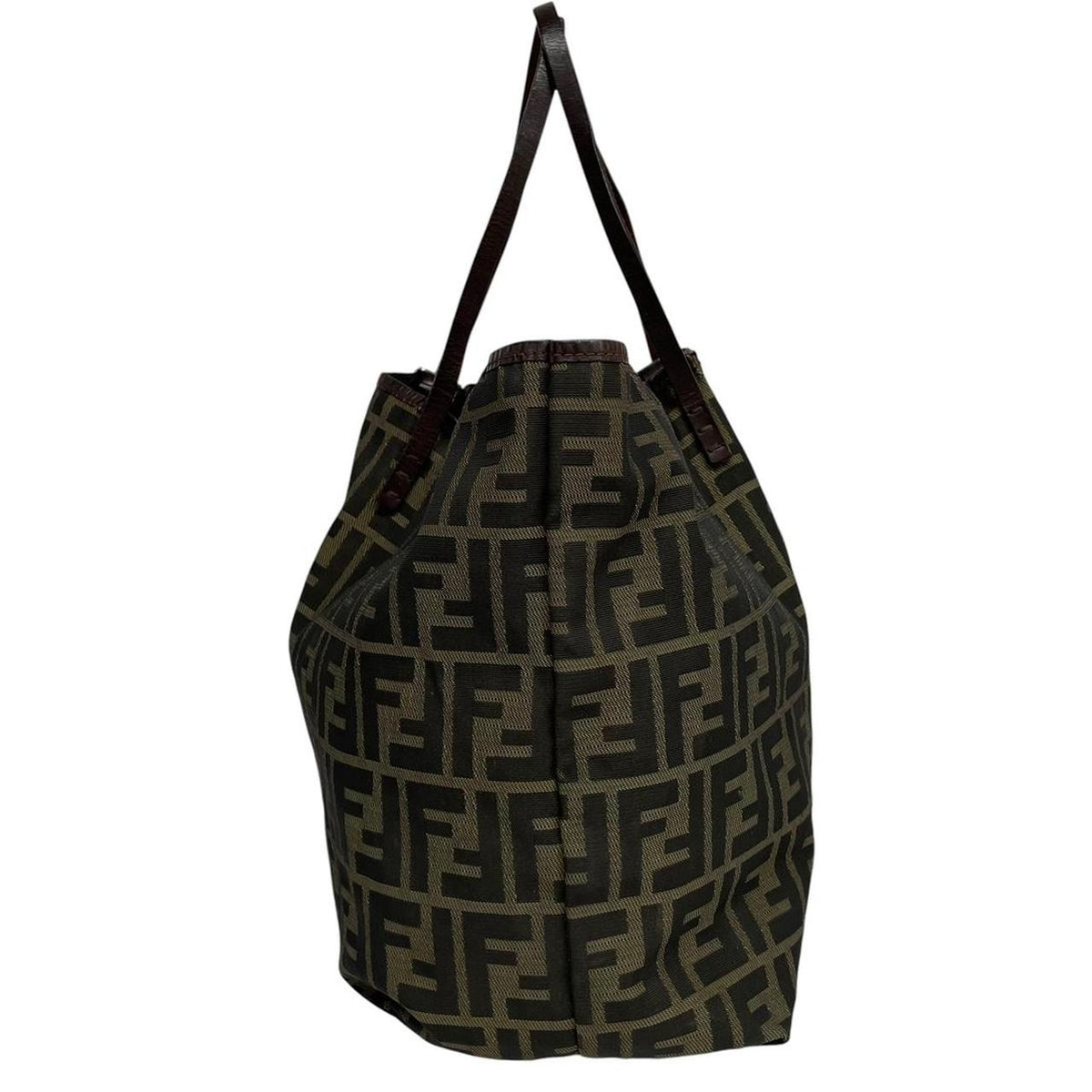 Pre-Loved Fendi Monogram Canvas Tote Bag with Purse